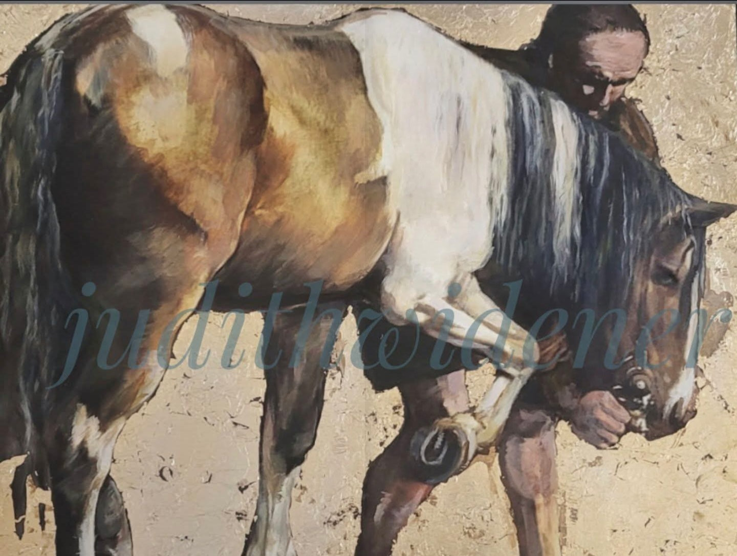 Étude d’après Caravage, Conversion de Saint Paul