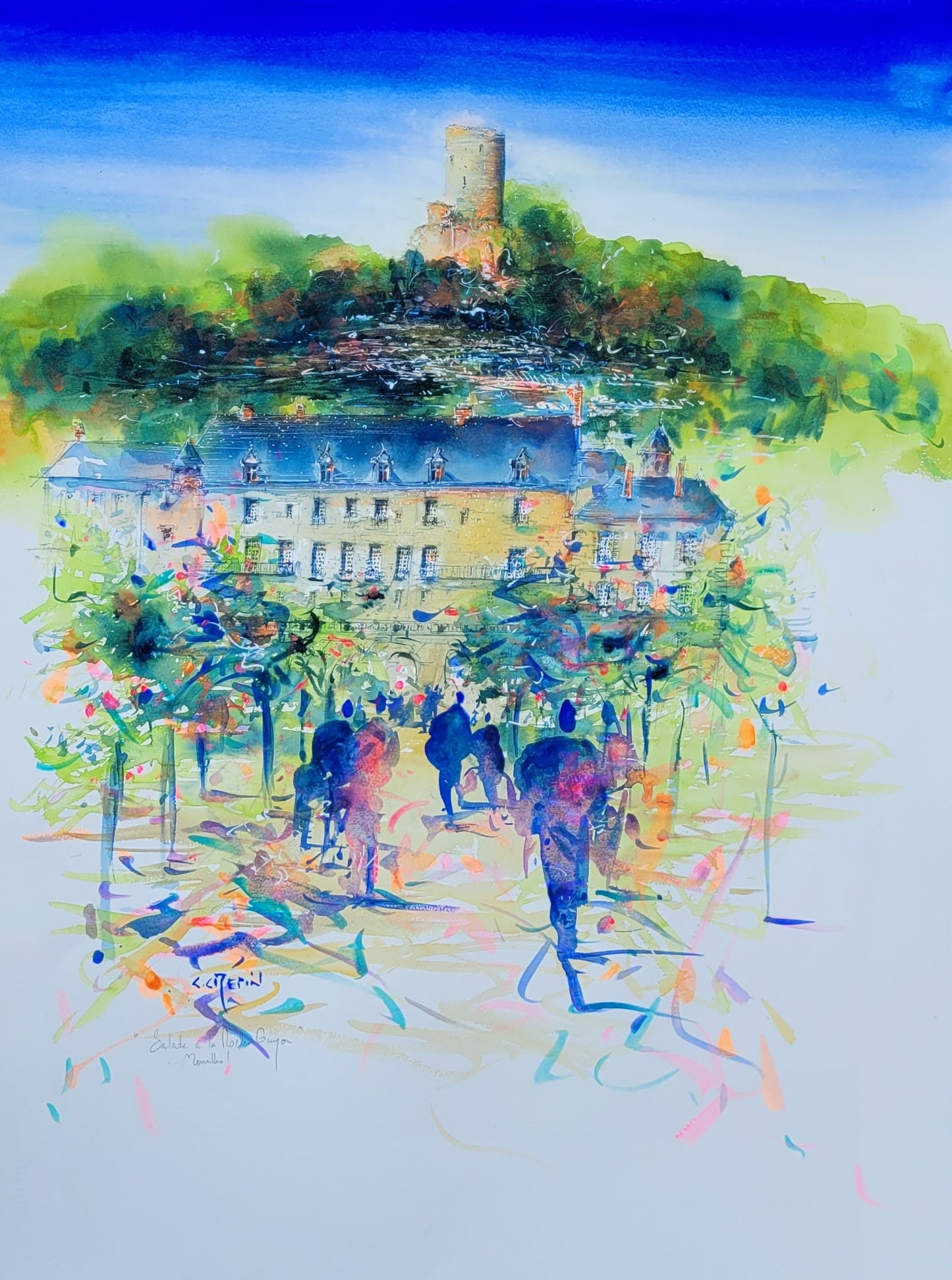 Balade au grand soleil à la Roche Guyon