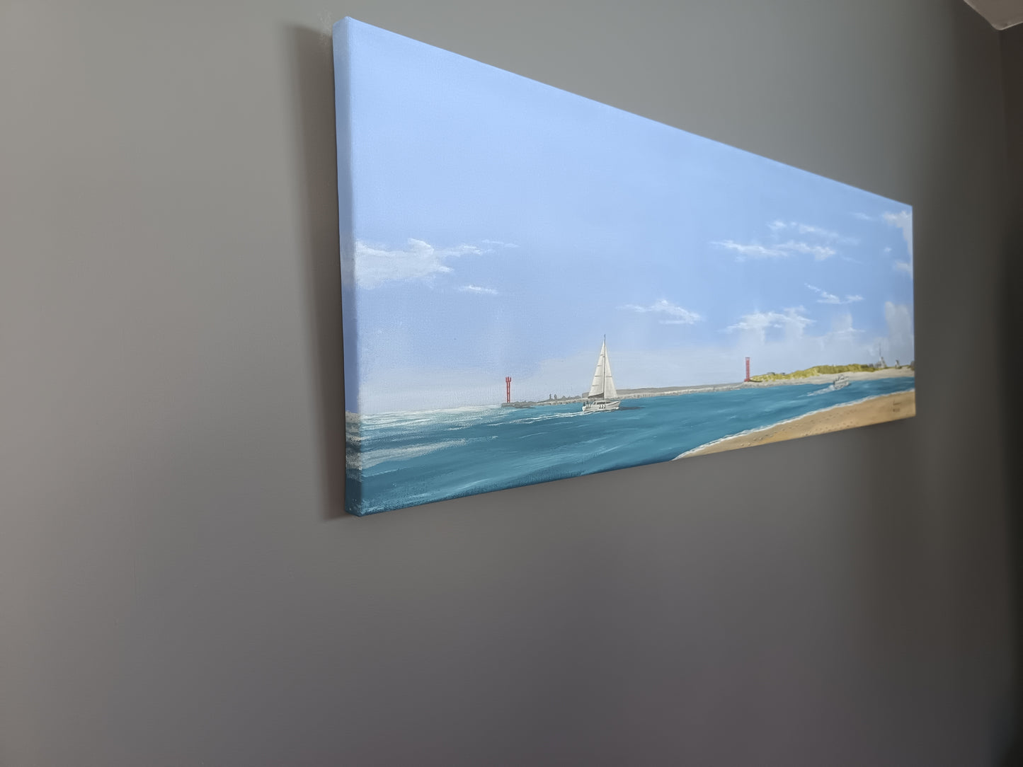 Barre d'Etel par temps clair