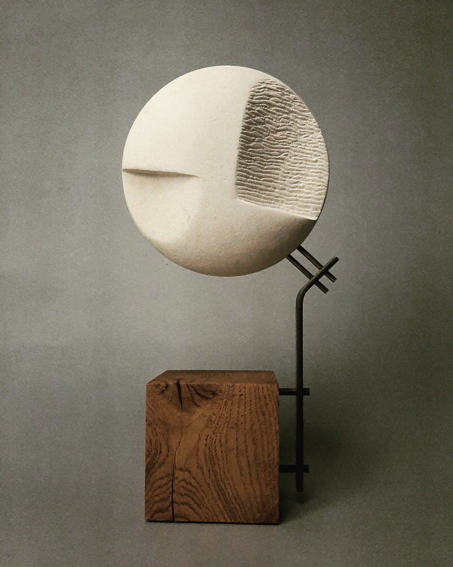 Série Pierre et Bois - Autoportrait sans chapeau