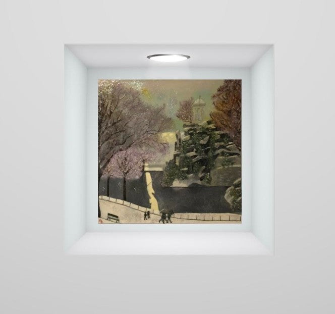 Hiver aux Buttes-Chaumont