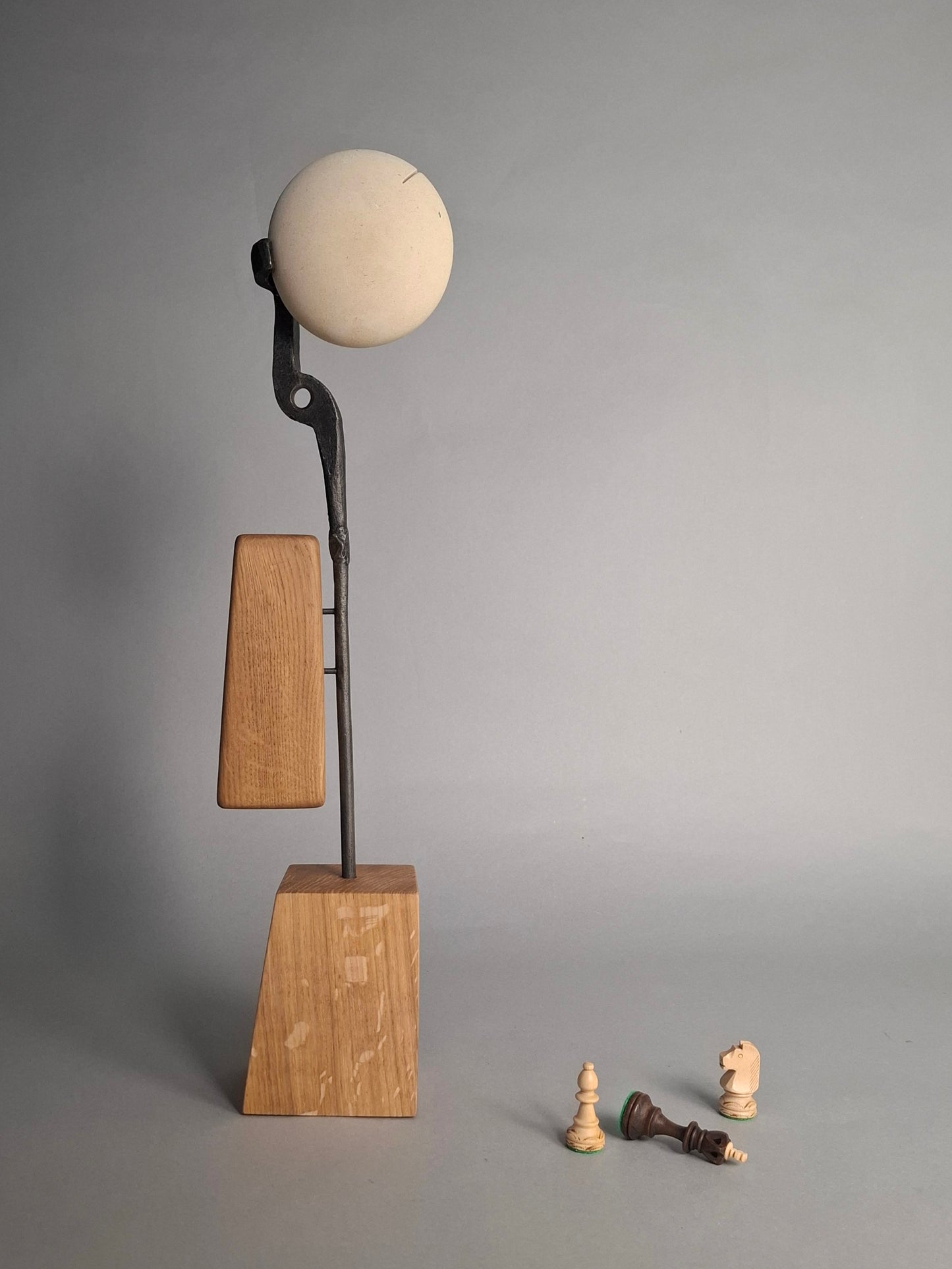 Upcycling Series - Young madman hesitating between two diagonals