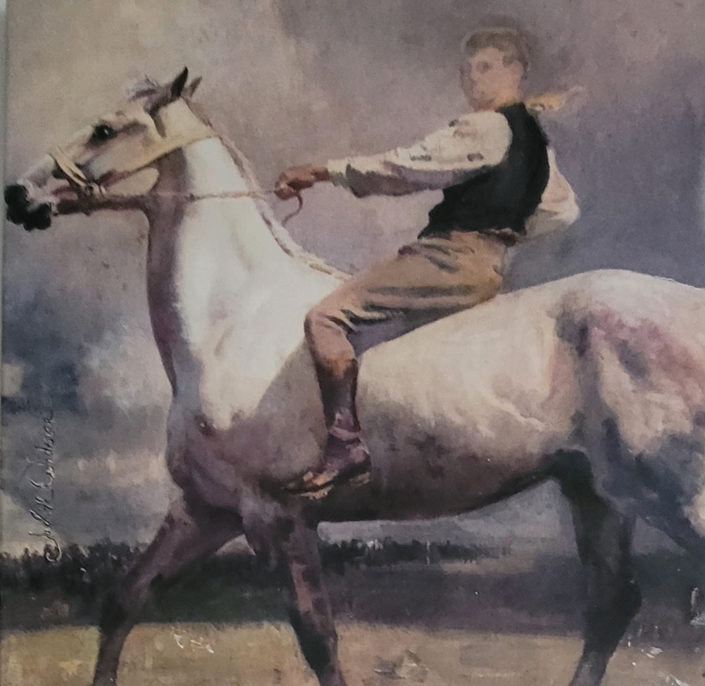 Étude d’après Munnings, Cheval gris