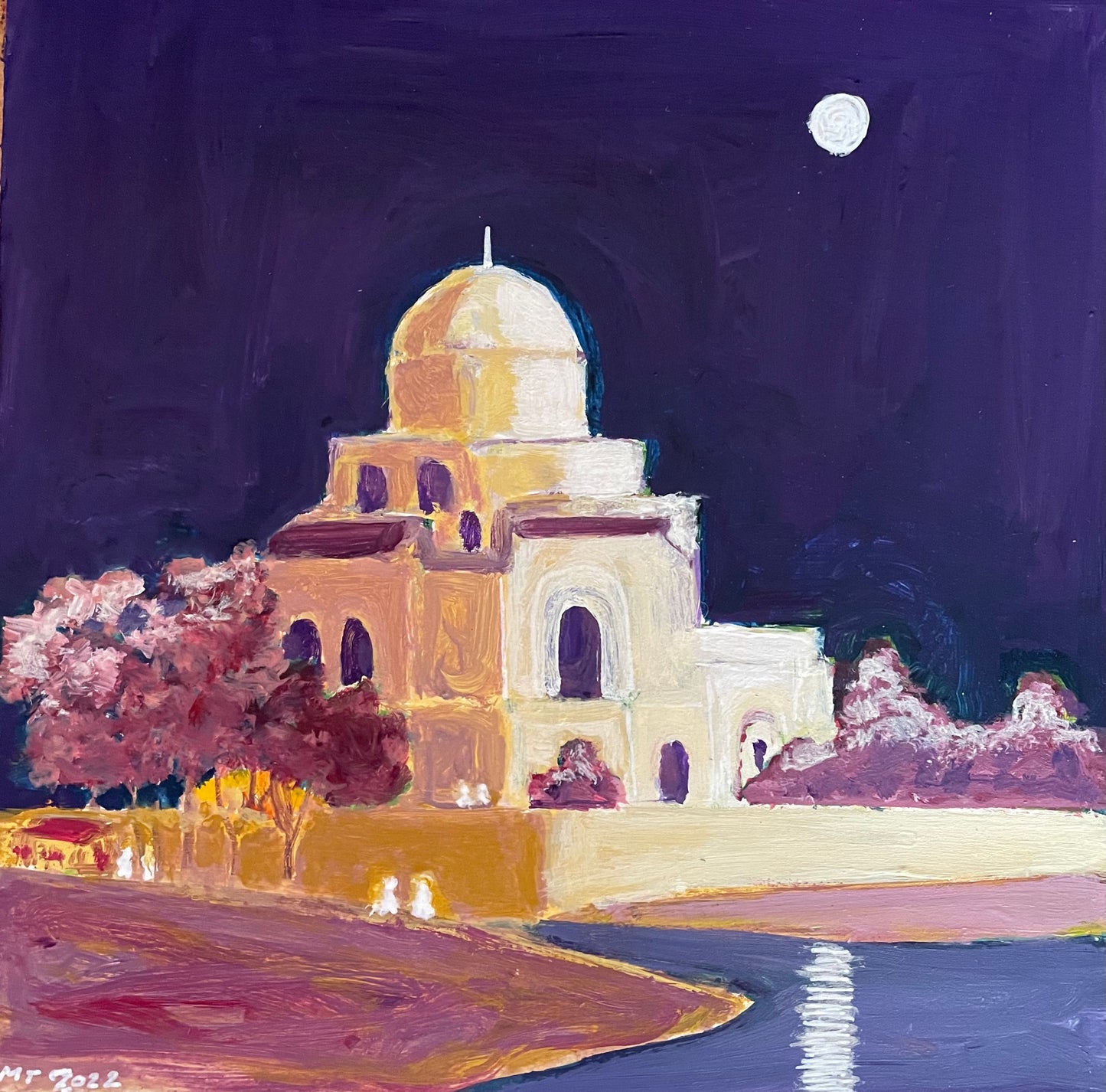 Paysages – Mausolée au clair de lune