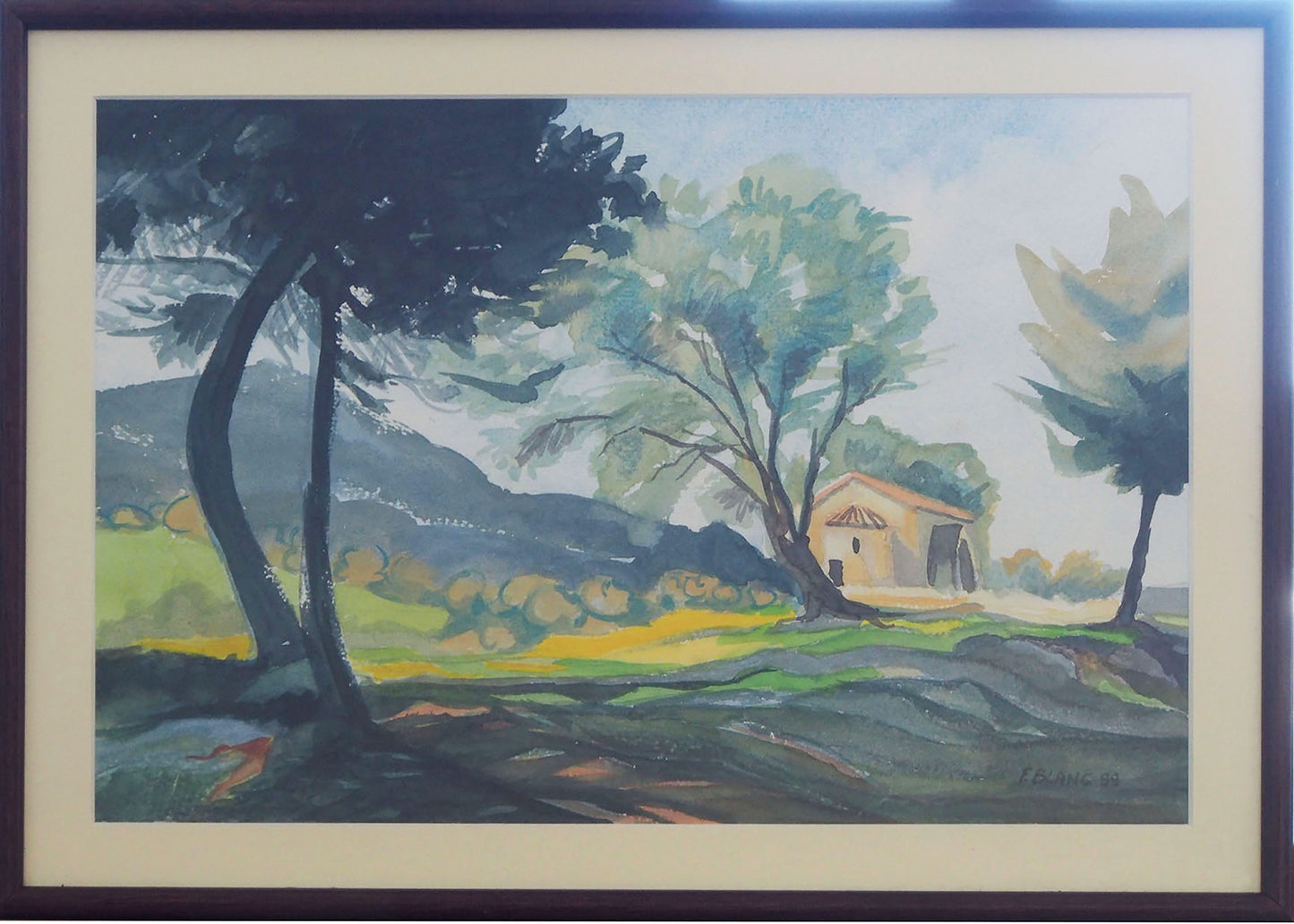 Casas en un valle cerca de Montmaur, Hautes-Alpes 