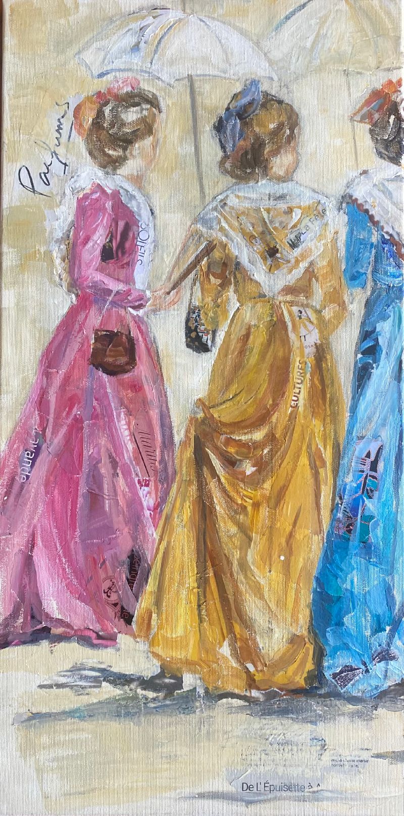 Arlésiennes et ombrelles (diptyque)