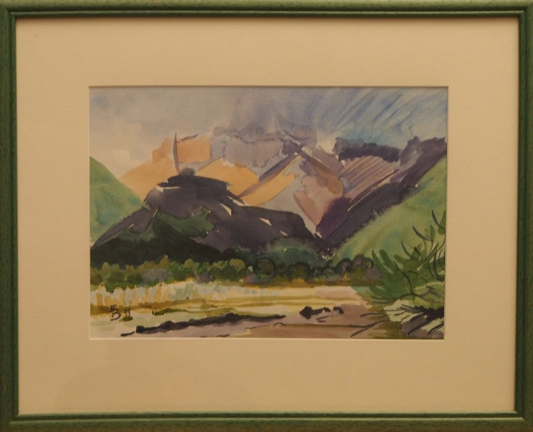 Casas en un valle cerca de Montmaur, Hautes-Alpes 