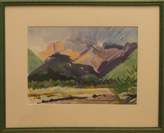 Casas en un valle cerca de Montmaur, Hautes-Alpes 