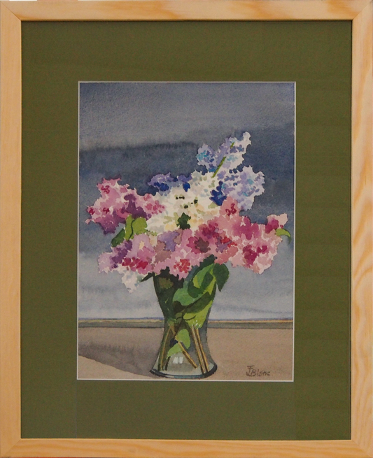 Bouquet of hydrangeas in a vase