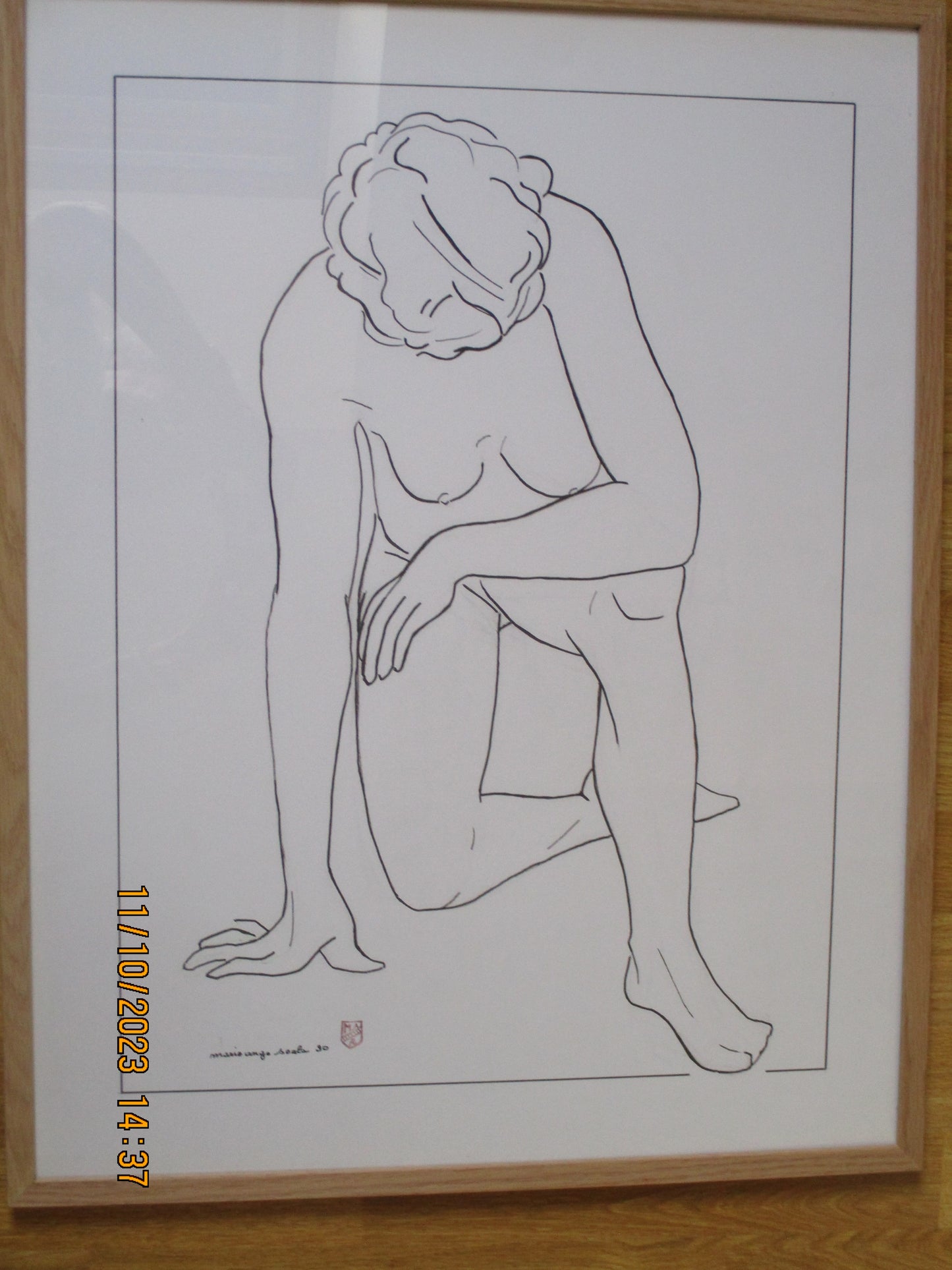 Dessin à l'atelier nu