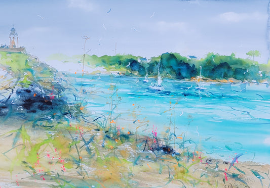 Entrée au port de Dahouët à Pléneuf Val André