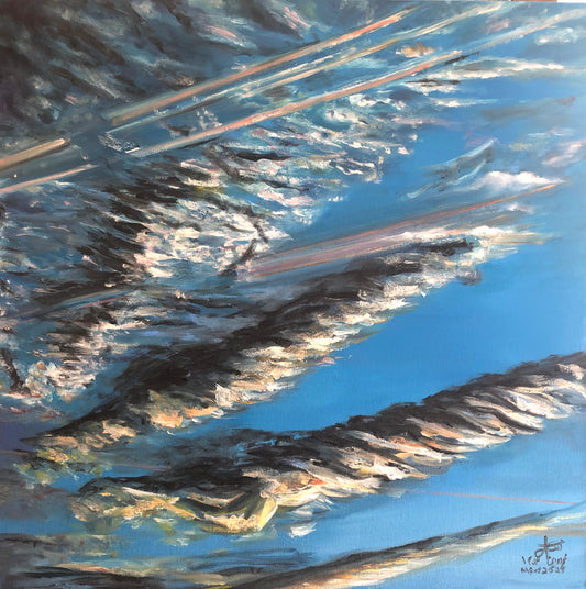 Todavía flotando en el cielo