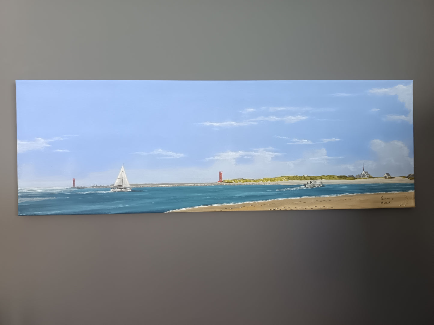 Barre d'Etel par temps clair