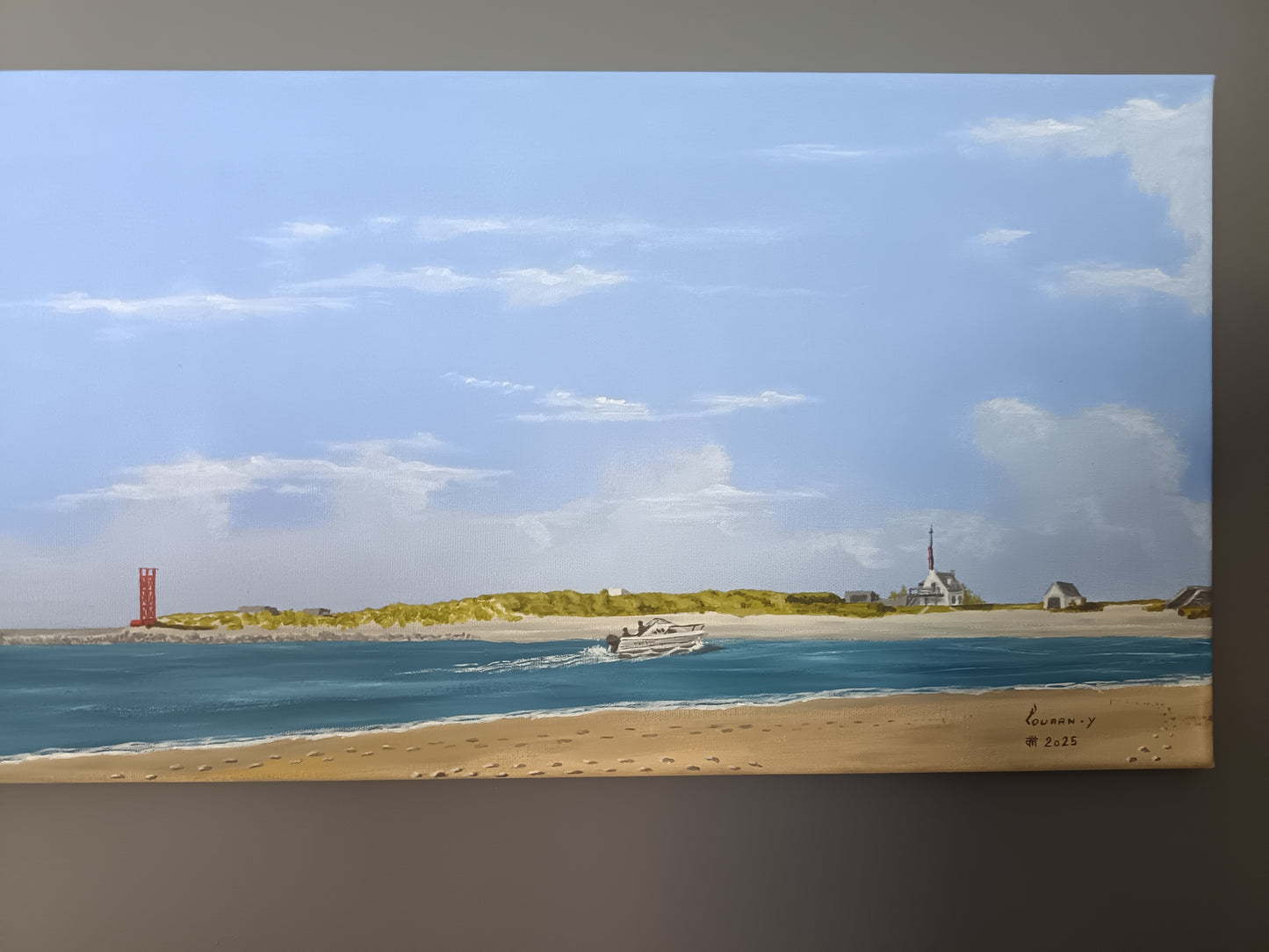 Barre d'Etel par temps clair