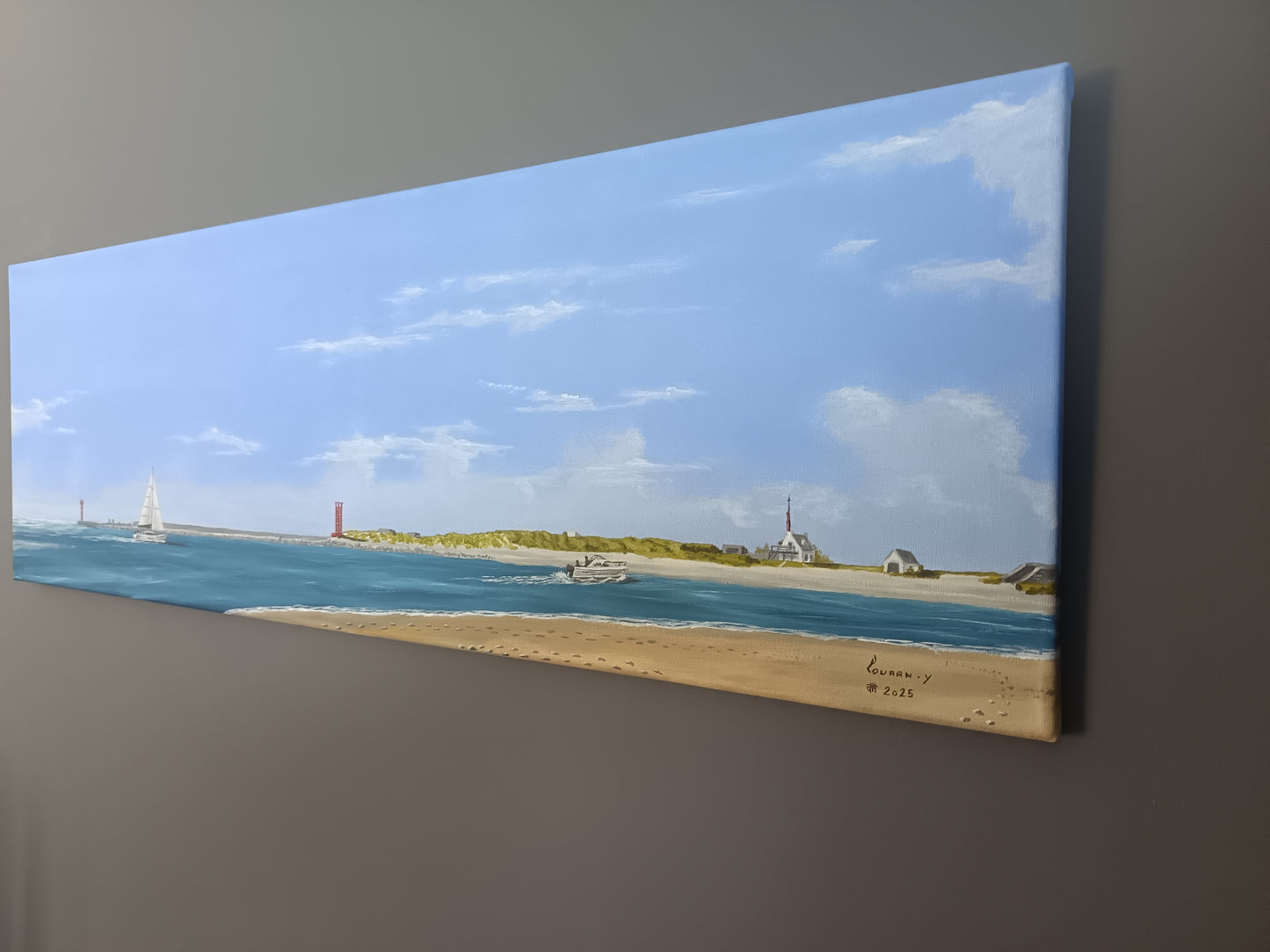 Barre d'Etel par temps clair