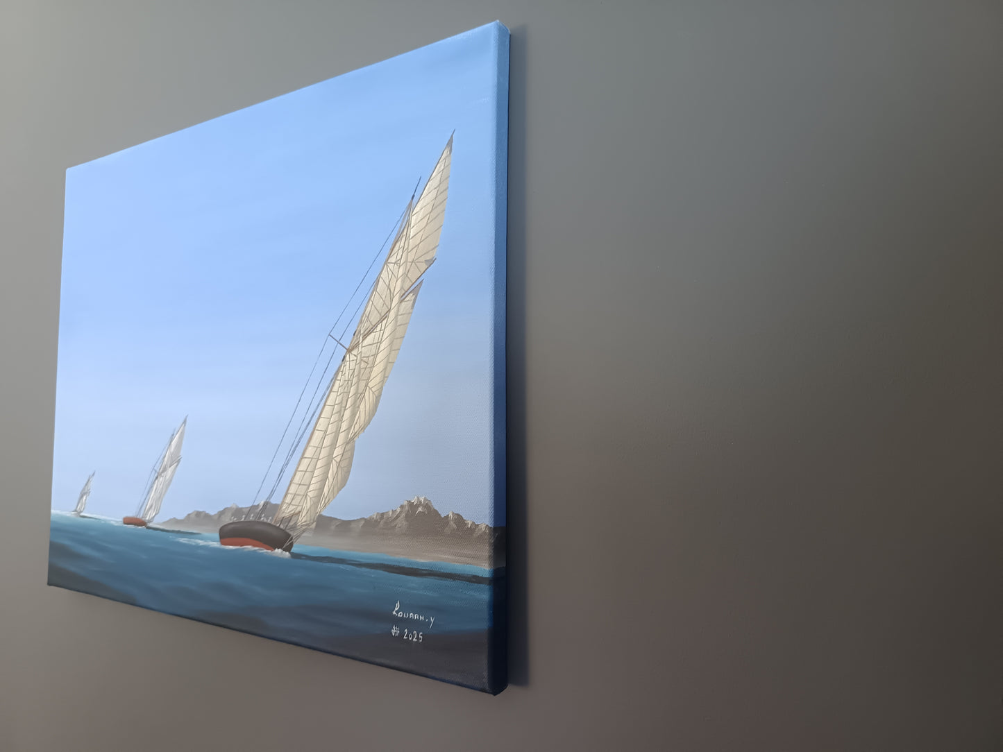 Carrera de vela de principios del siglo XX