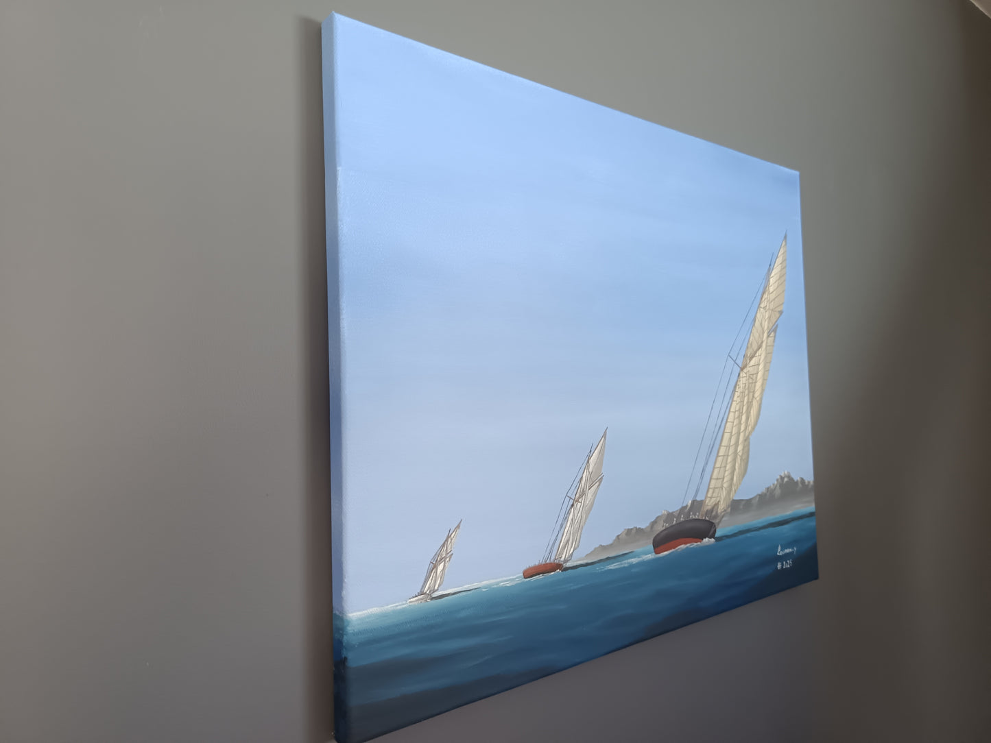 Carrera de vela de principios del siglo XX