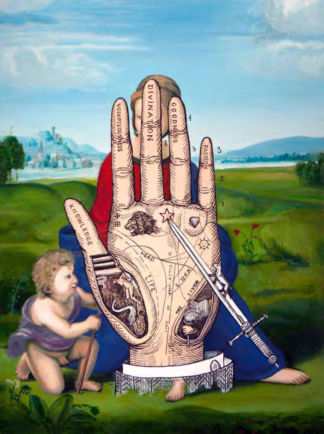 Hand of the Poet by Rafael