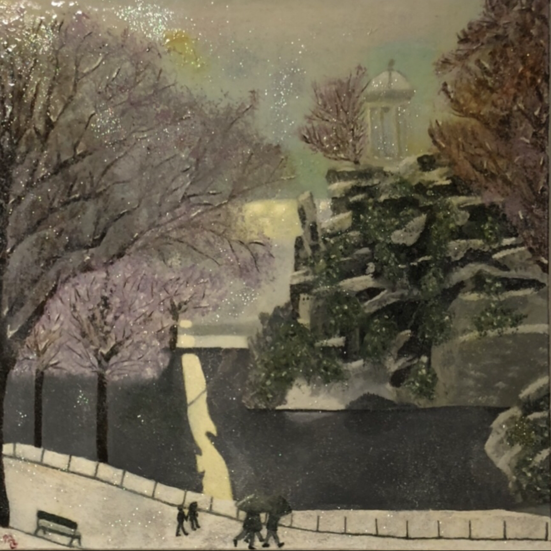 Hiver aux Buttes-Chaumont